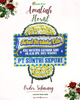 Papan Bunga Duka di Aru Tengah Timur
